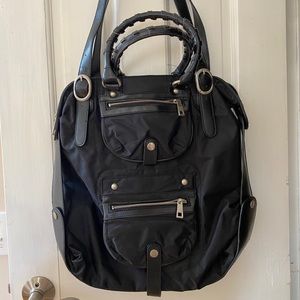 Squared by Sondra Roberts Leather Tote